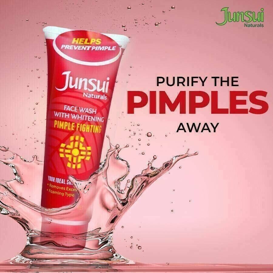 JUNSUI WHITENING PIMPLE FIGHTING FACE WASH  100 ML