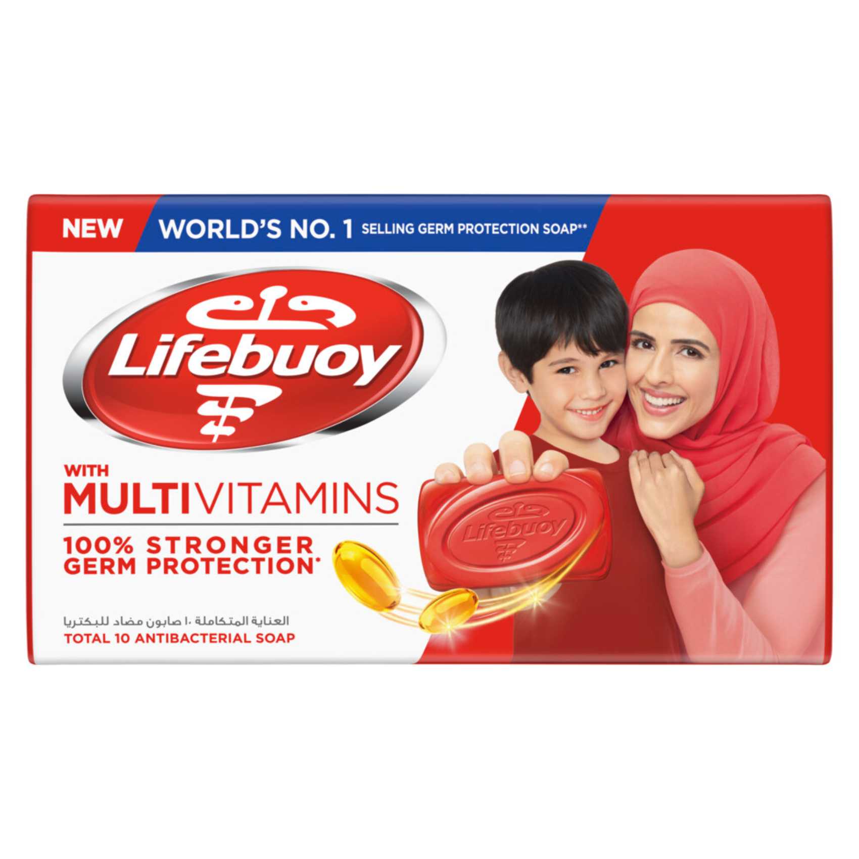 LIFEBUOY TOTAL 10 ANTIBACTERIAL SOAP (RED)