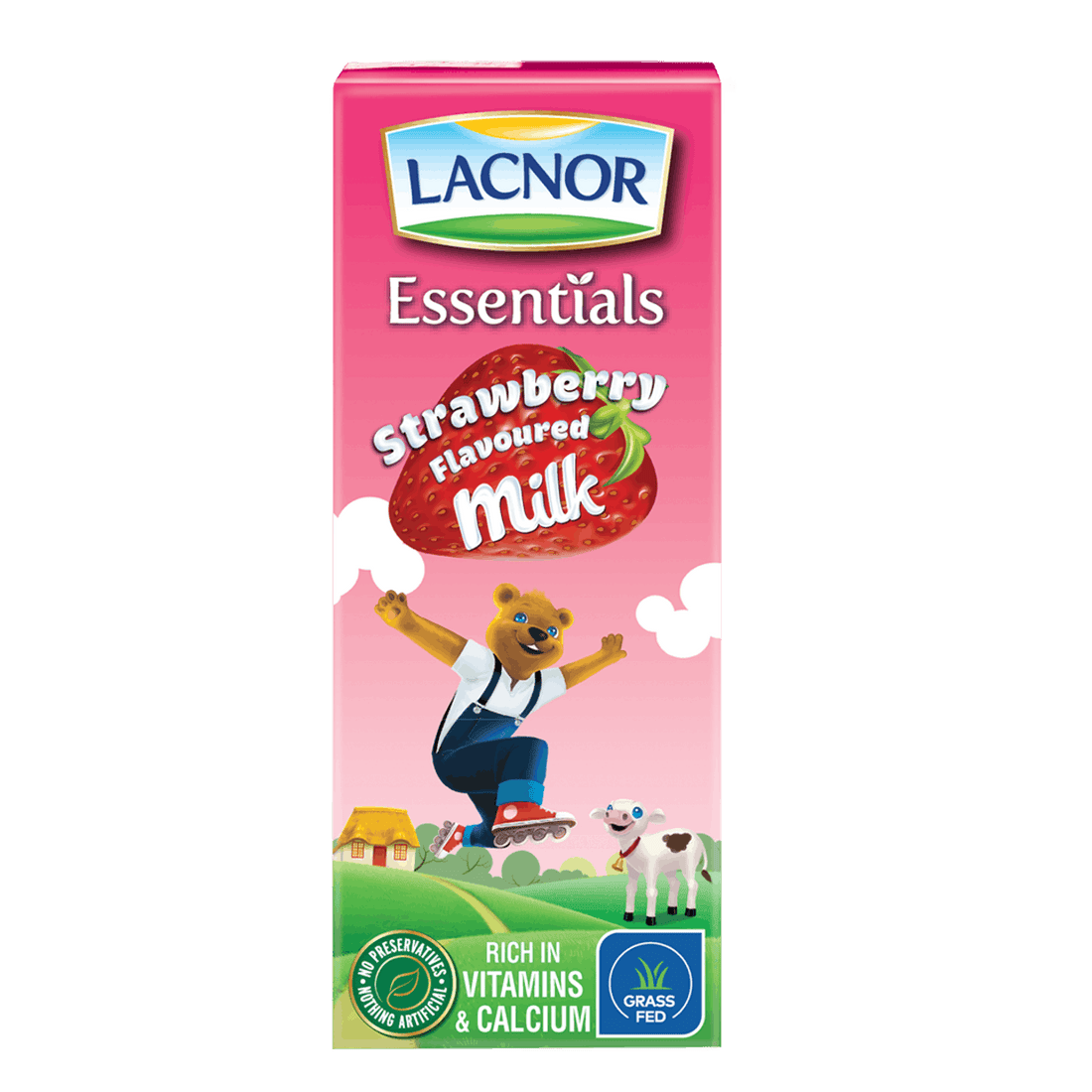 LACNOR ** STRAWBERRY MILK ** 32 * 180