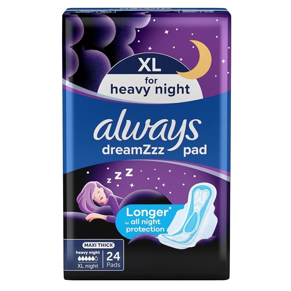 ALWAYS  ( DREAMZ) 6x24pcs ( BLACK )( XL HEAVY NIGHT) -wholesale